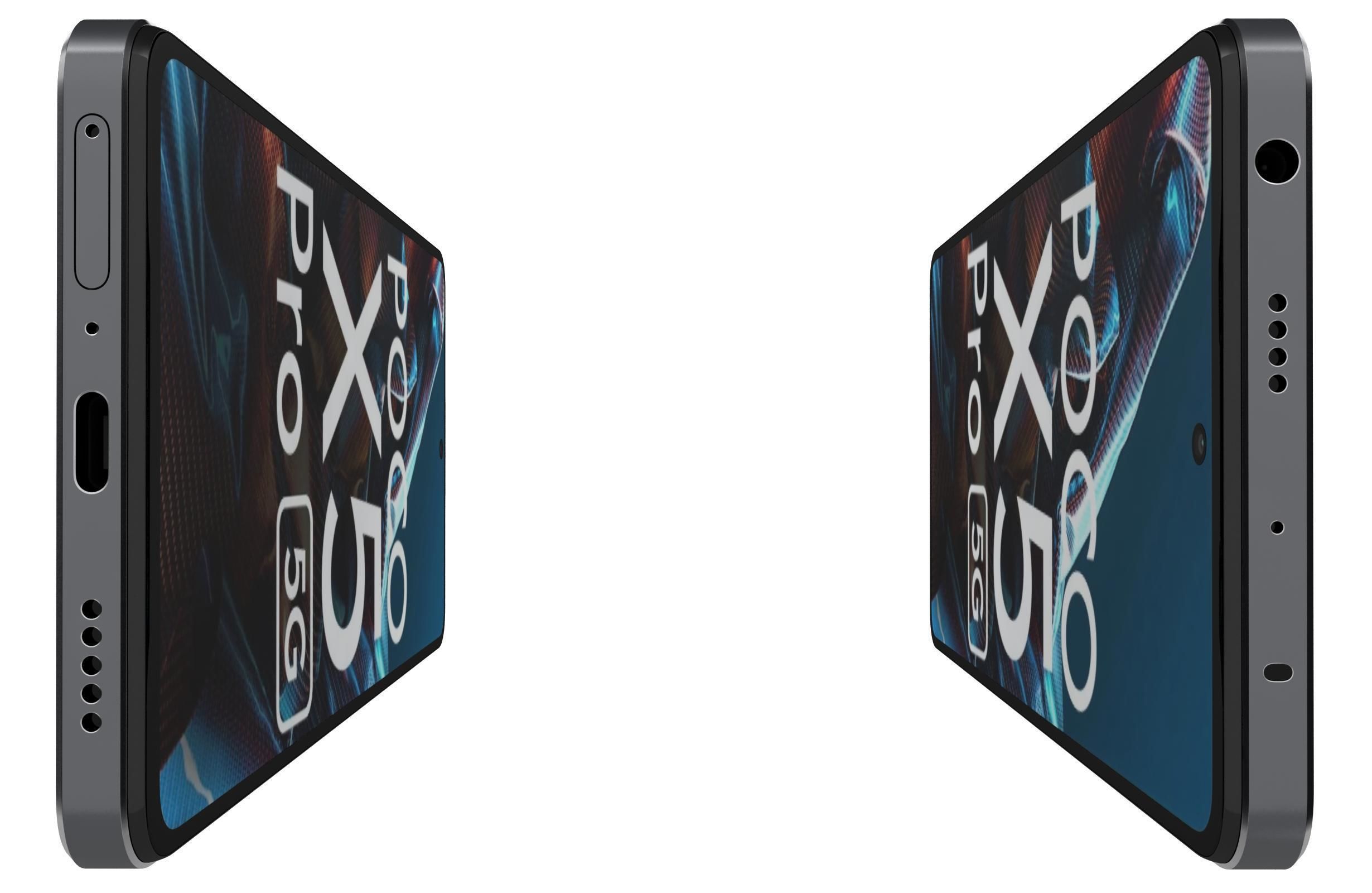 Xiaomi Poco X5 And X5 Pro 5G Low-poly 3D model_60