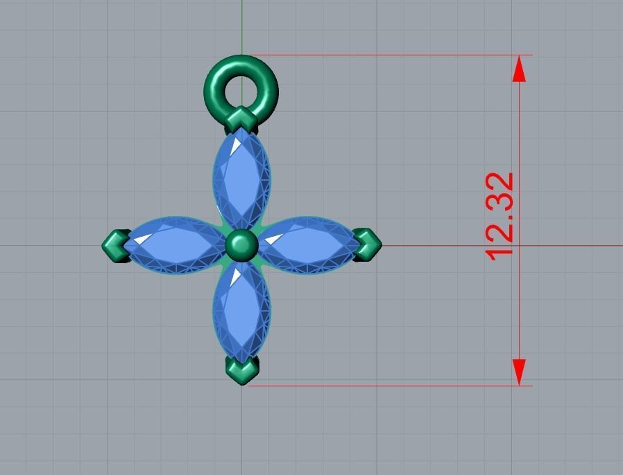 pendant 3D print model_6