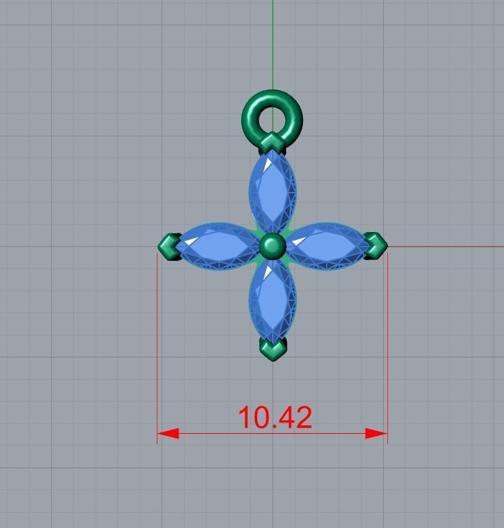 pendant 3D print model_7