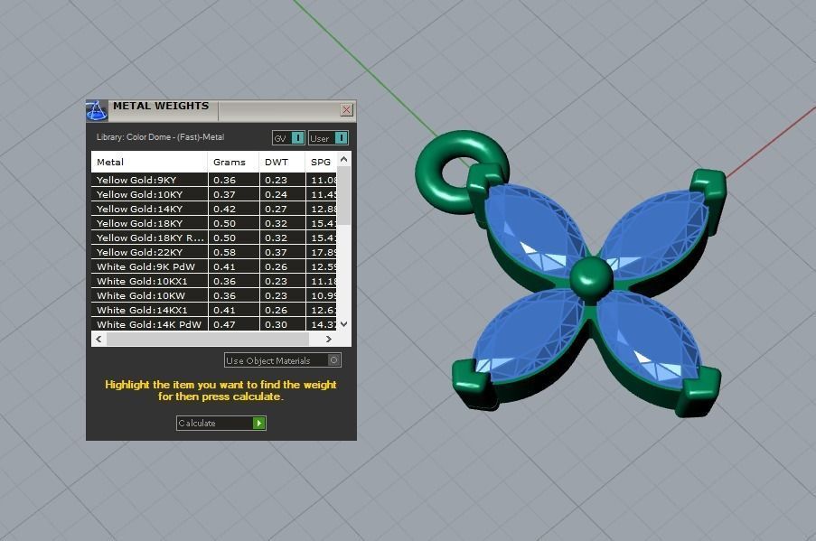 pendant 3D print model_4