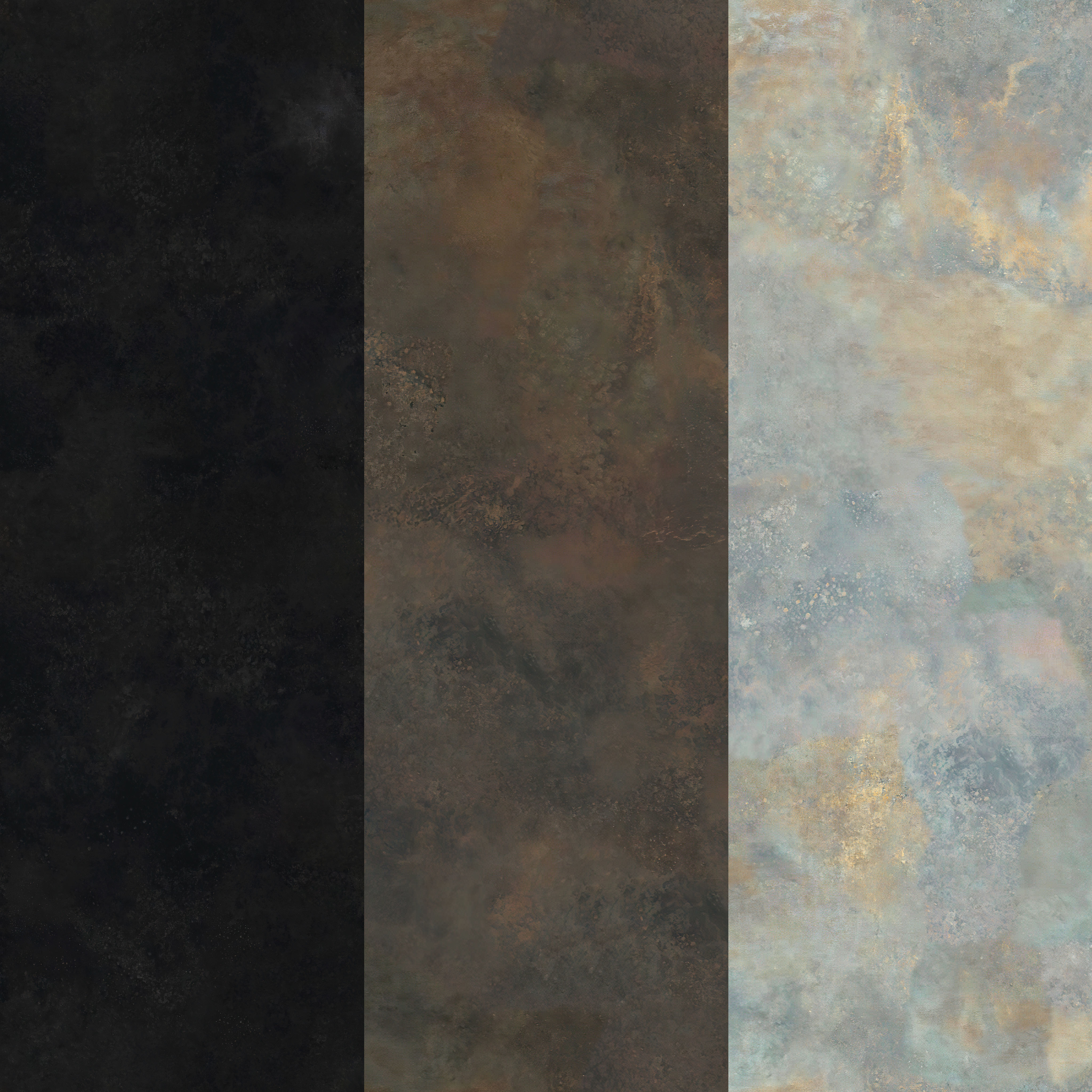 Porcelain tile Laminam Ossido Verderame Bruno Nero Texture_6