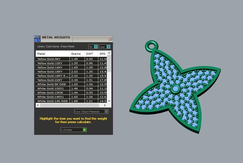 pendant 3D print model_4