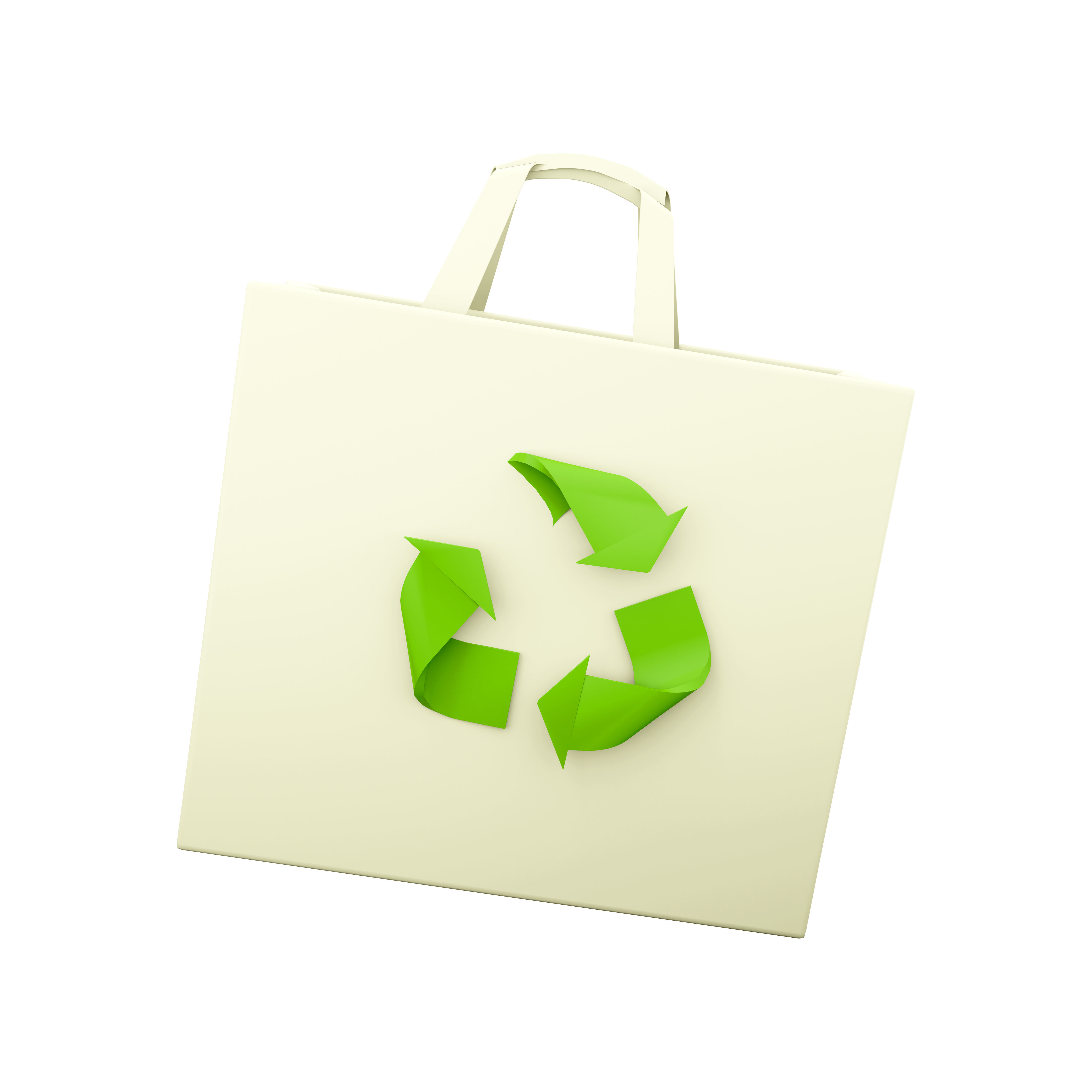 3d cloth eco bags blank icon 3D model_1