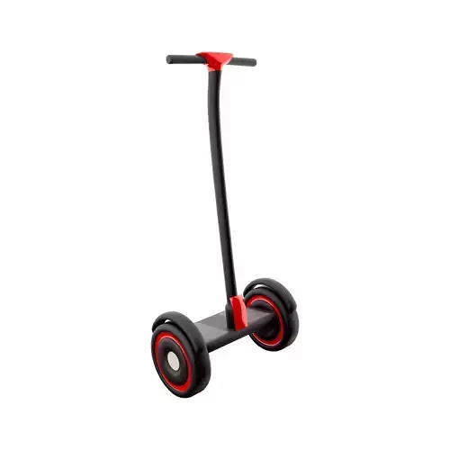 3D Segway  eco transport icon
