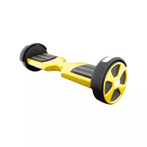 3D Hoverboard scooter icon