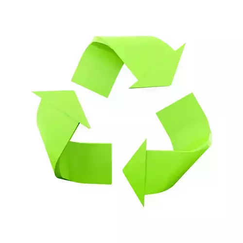 3d  recycle icon 3D model