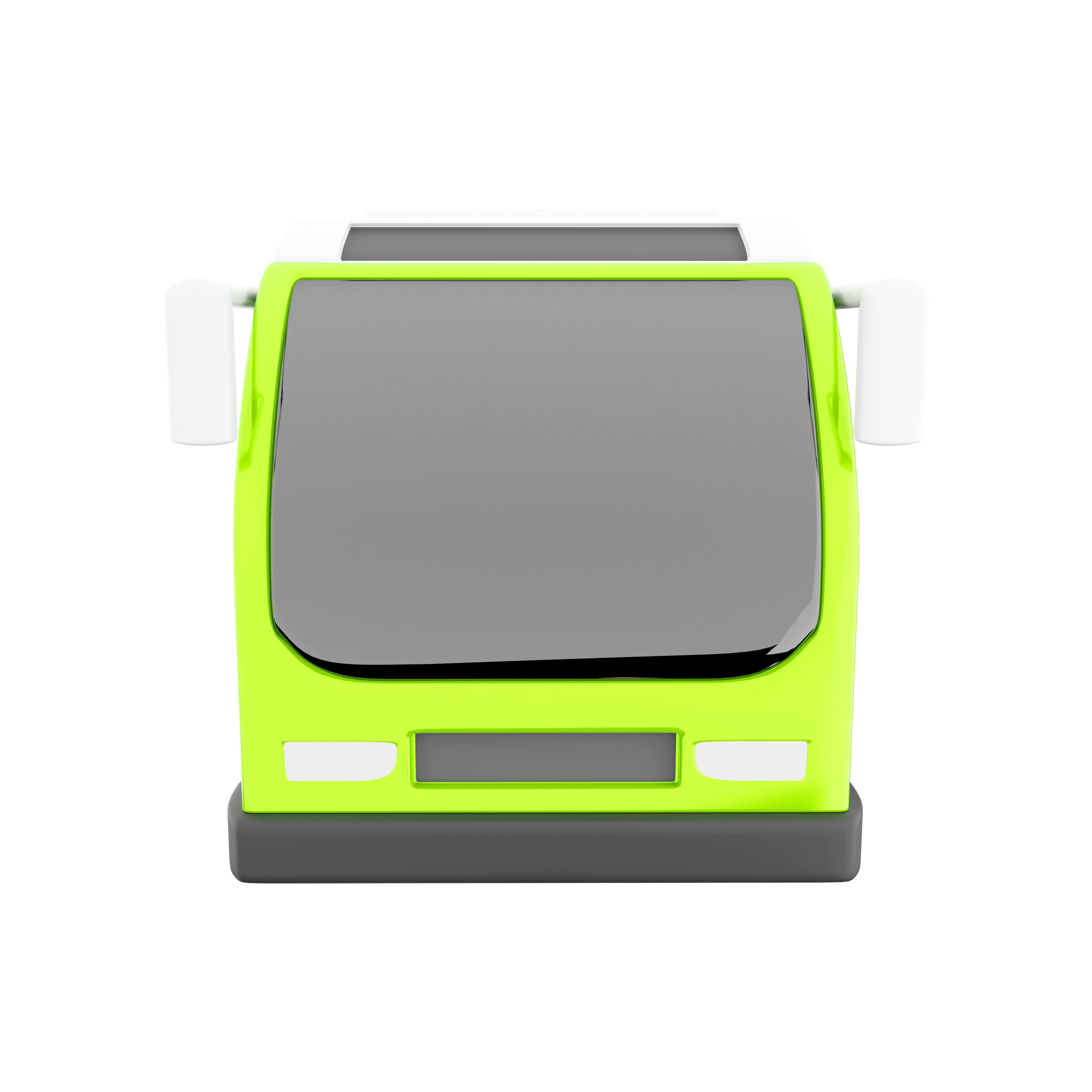 3d  Electric bus icon 3D model_2
