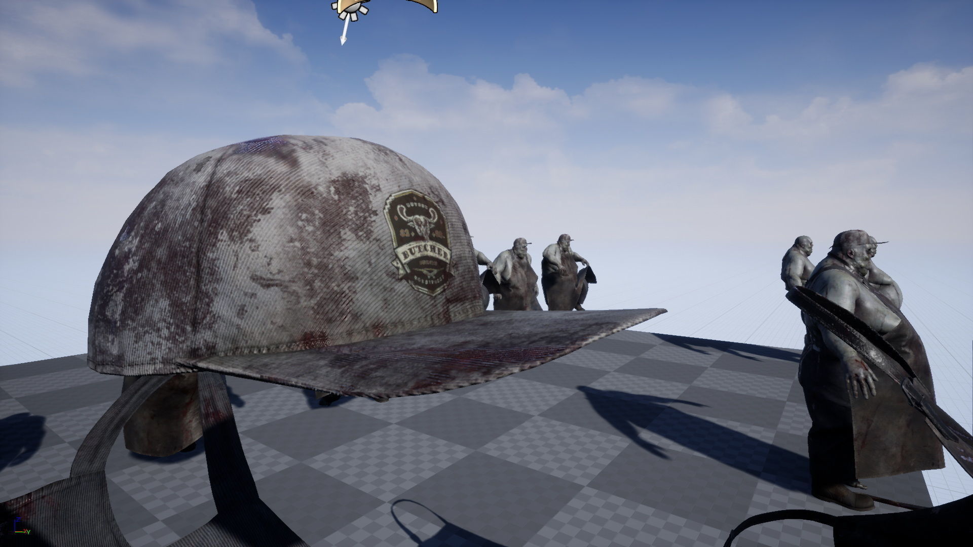 Zombie Butcher Low-poly 3D model_24