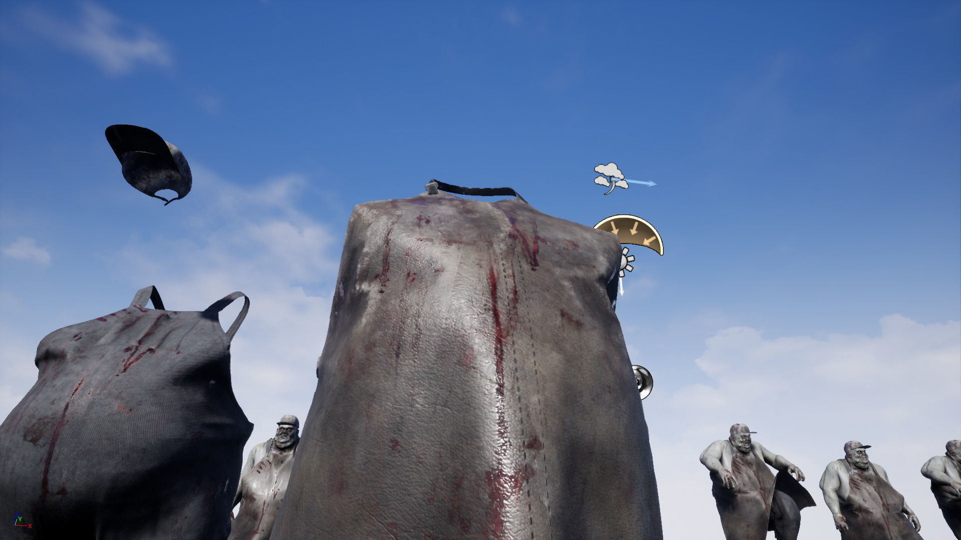 Zombie Butcher Low-poly 3D model_15