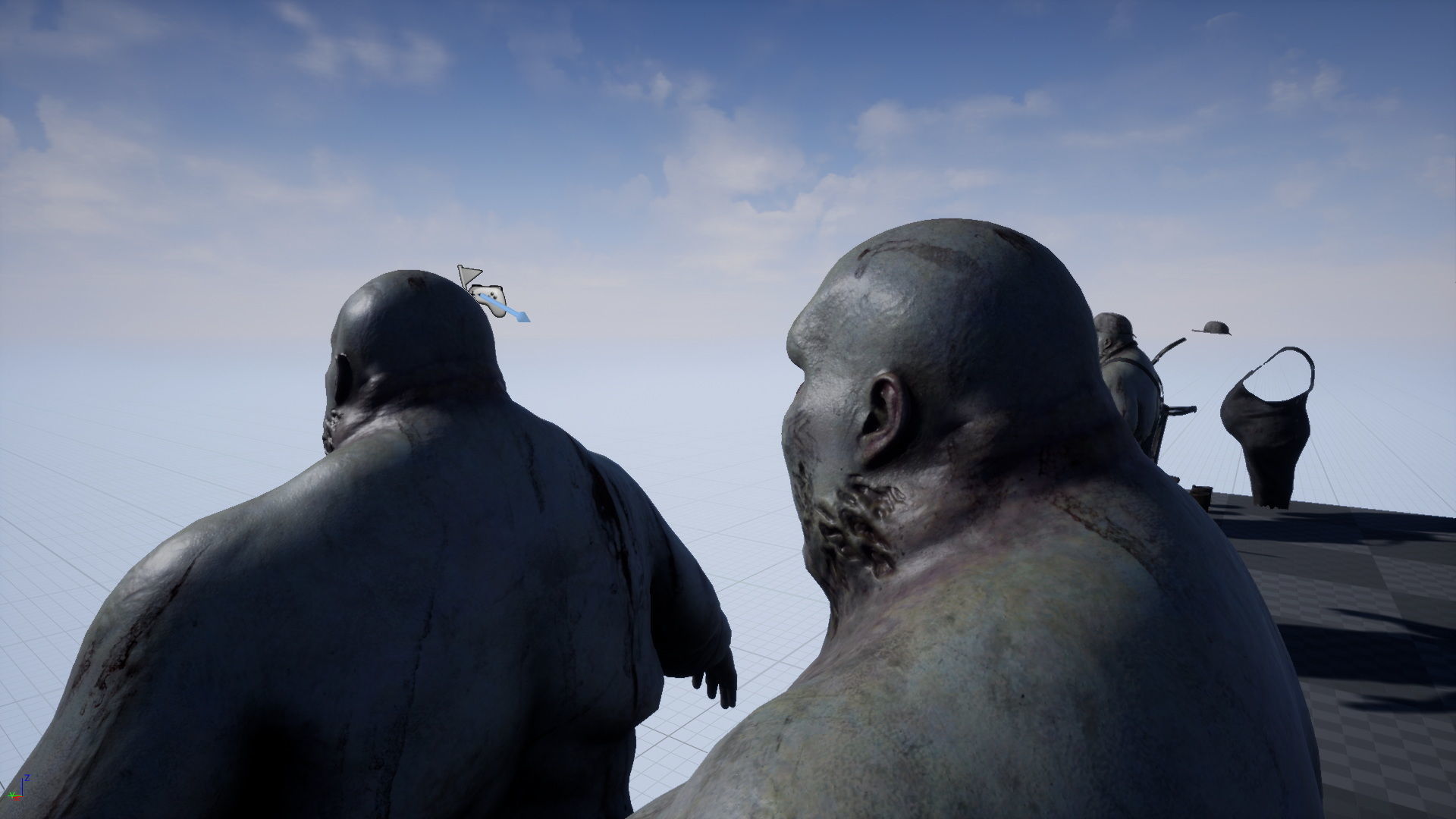 Zombie Butcher Low-poly 3D model_27