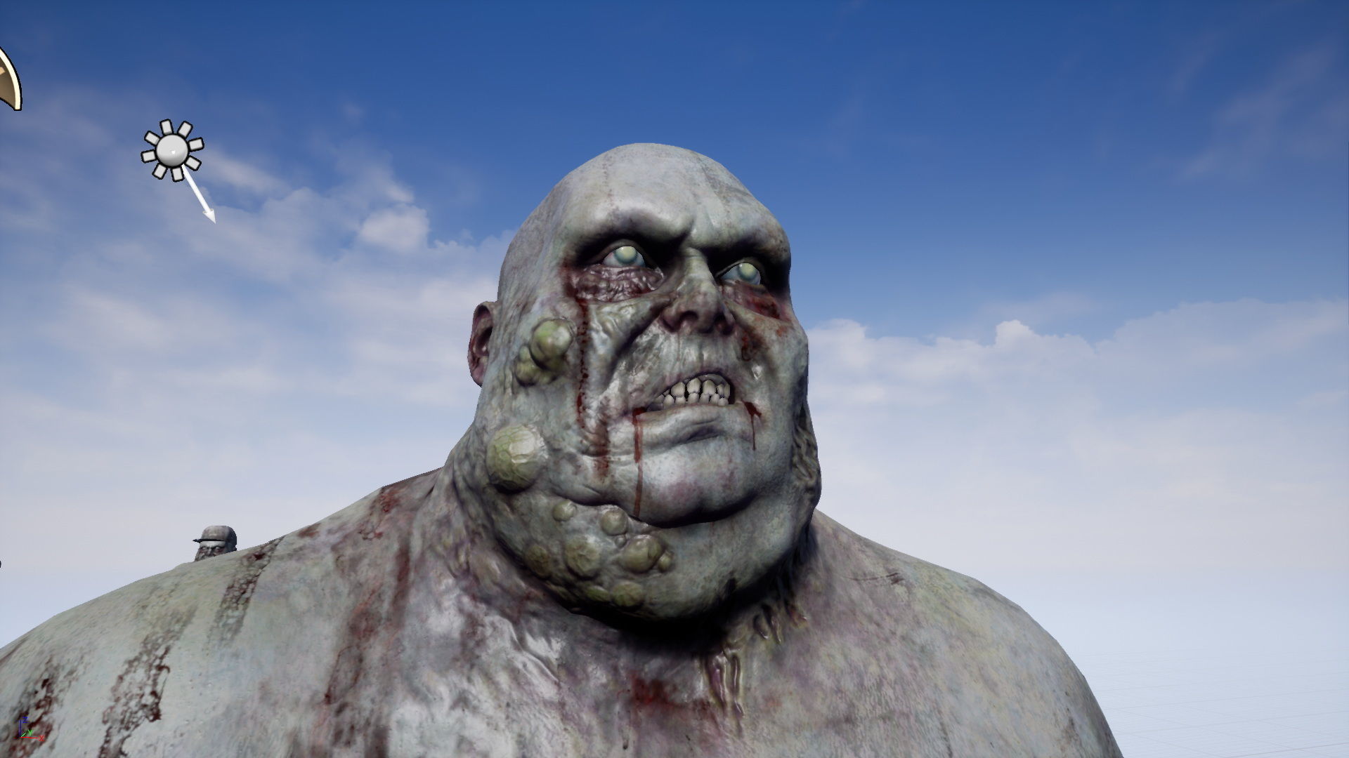 Zombie Butcher Low-poly 3D model_14