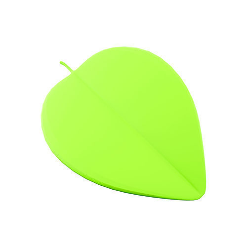 3d green leaf icon 3D model