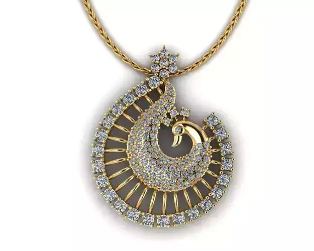 Peacock  pendant