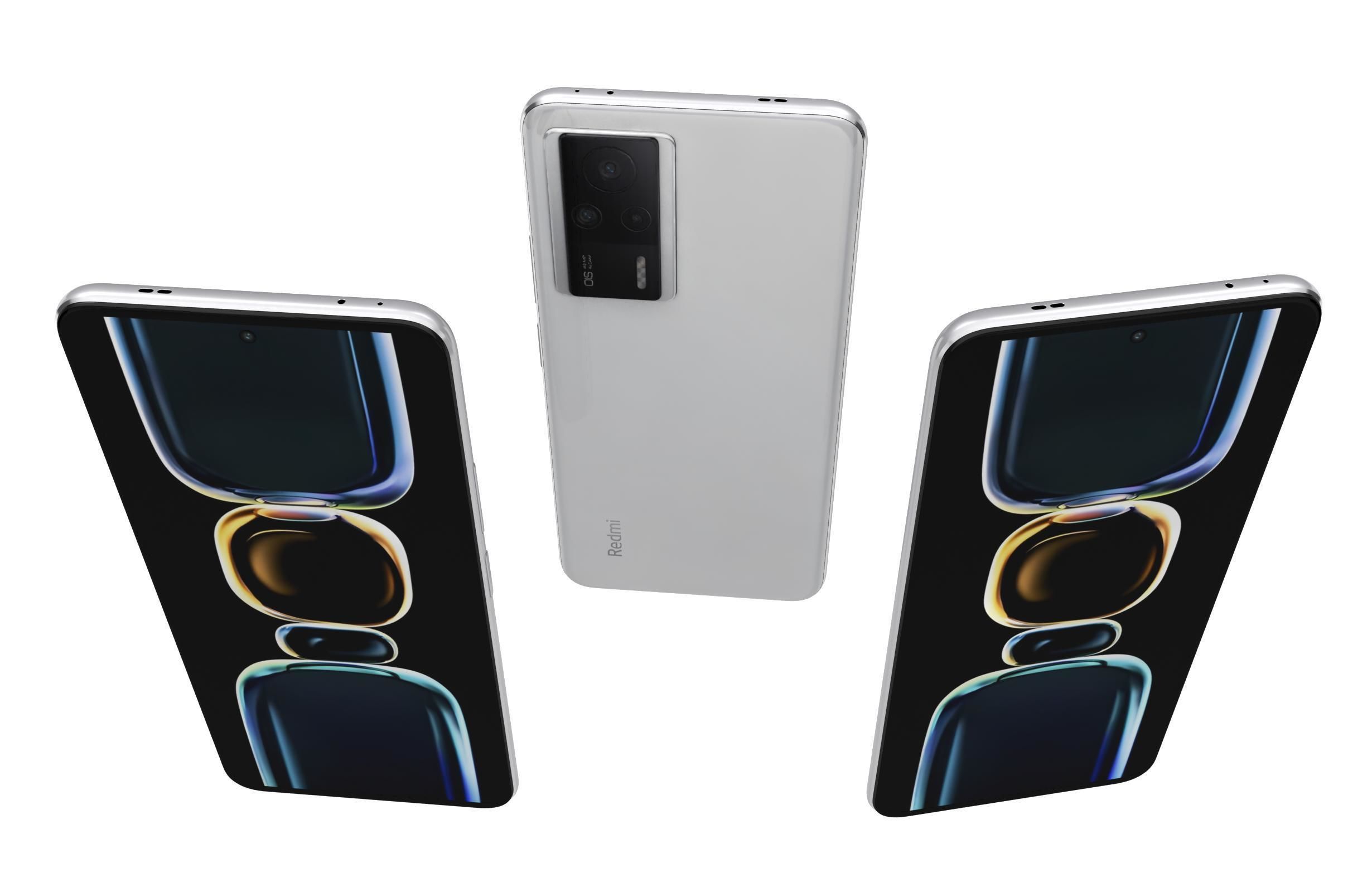 Xiaomi Redmi K50 Ultra And K60E Low-poly 3D model_61