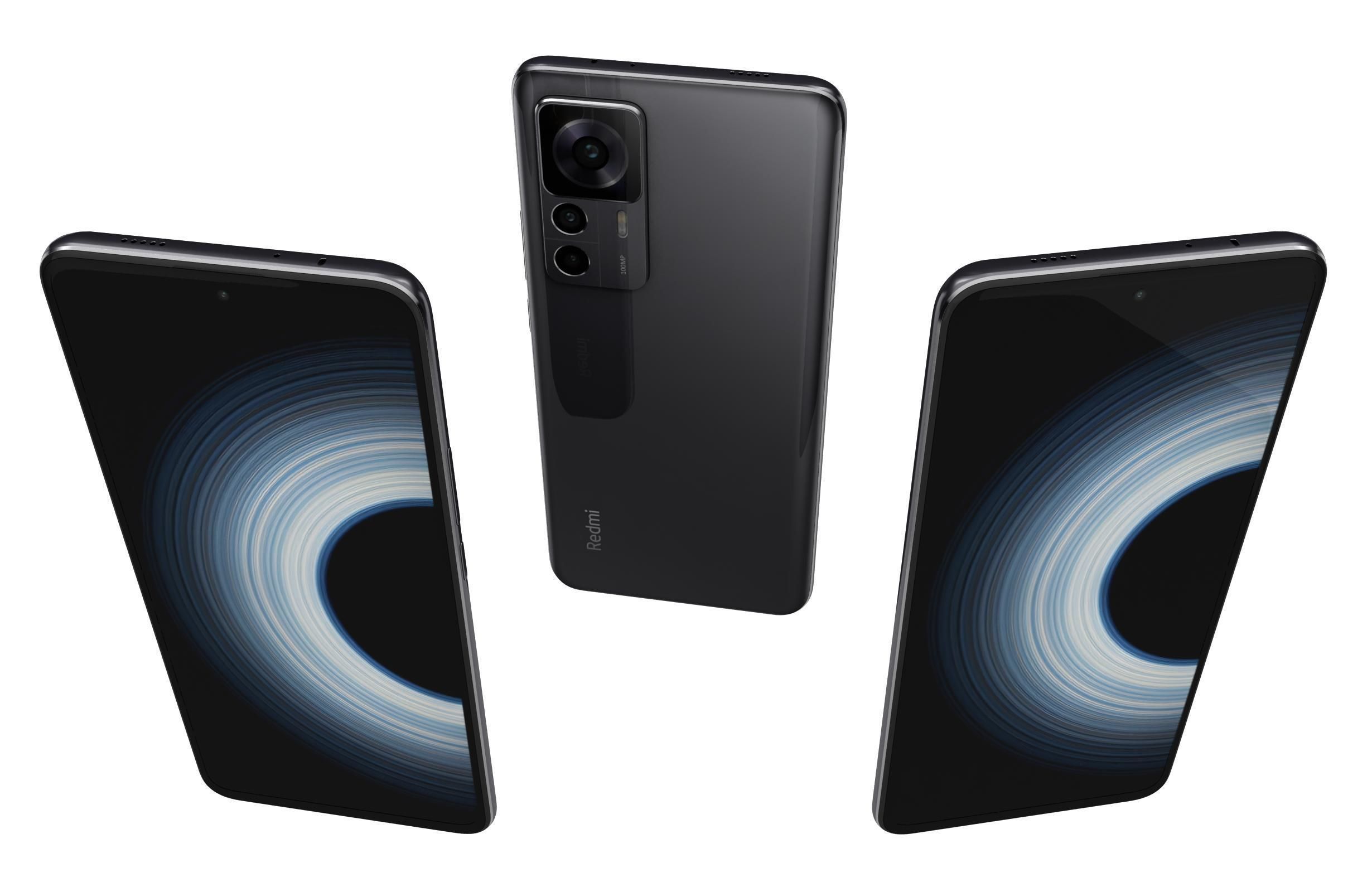 Xiaomi Redmi K50 Ultra And K60E Low-poly 3D model_15