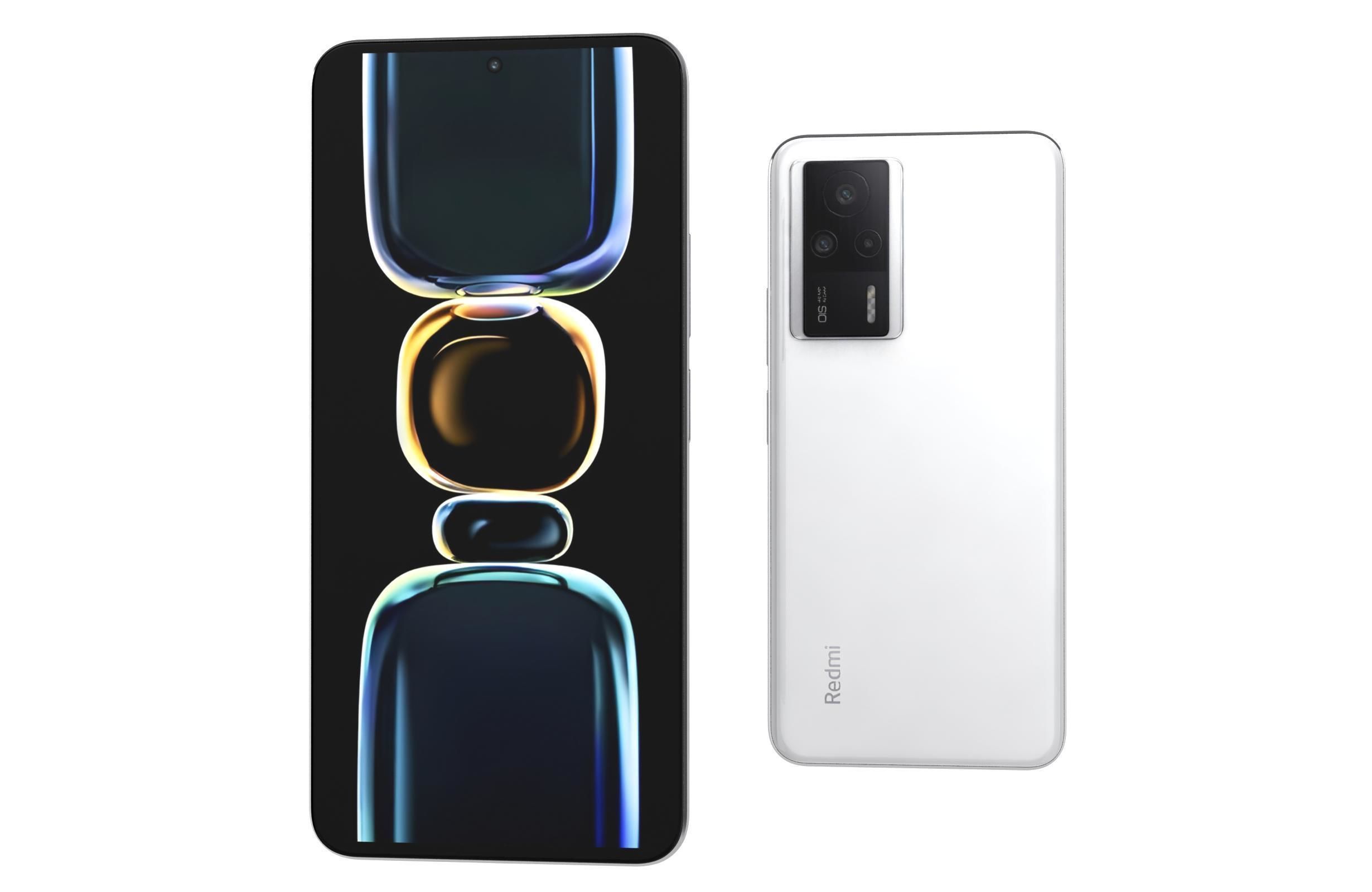 Xiaomi Redmi K50 Ultra And K60E Low-poly 3D model_59