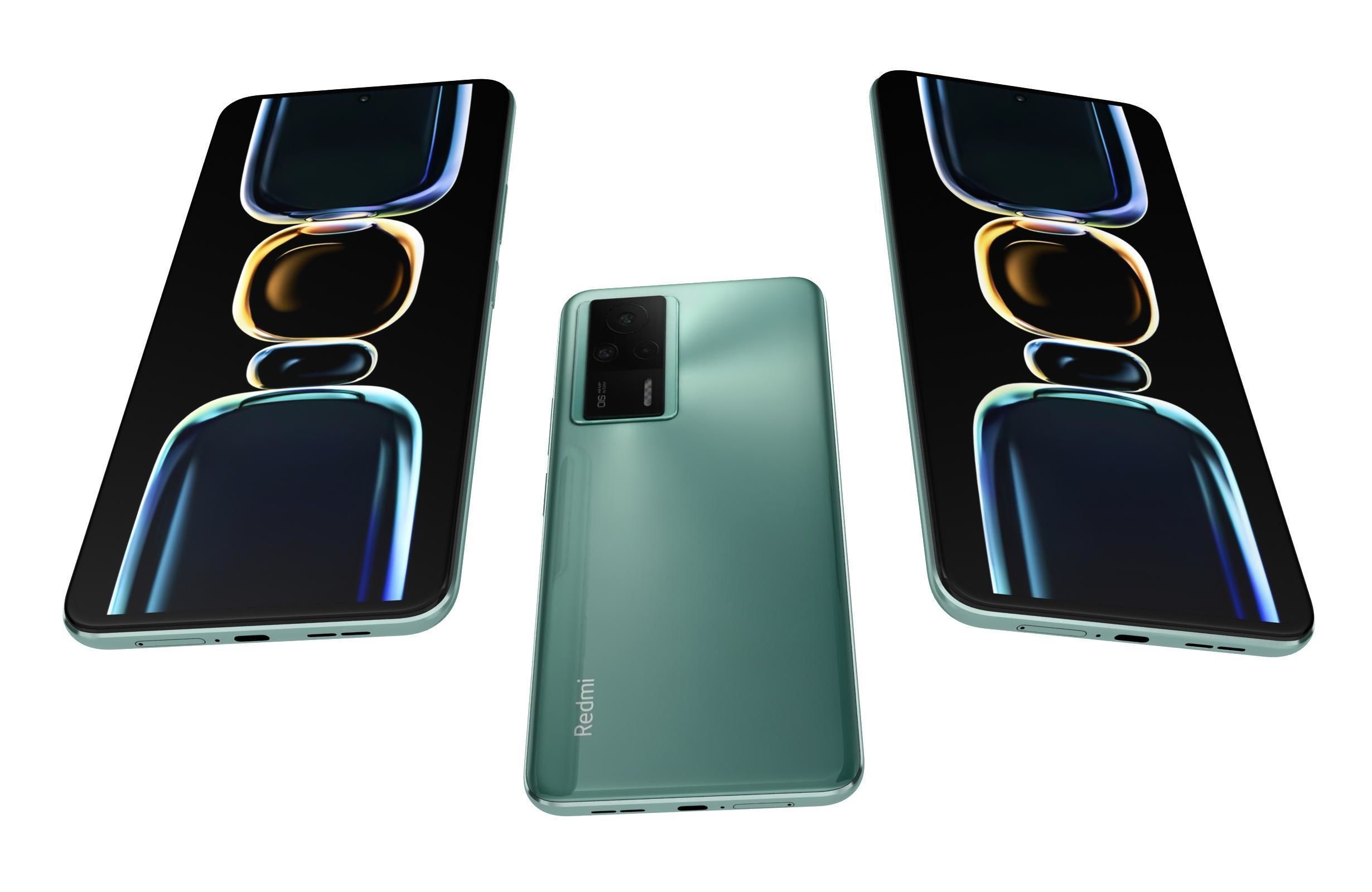 Xiaomi Redmi K50 Ultra And K60E Low-poly 3D model_52