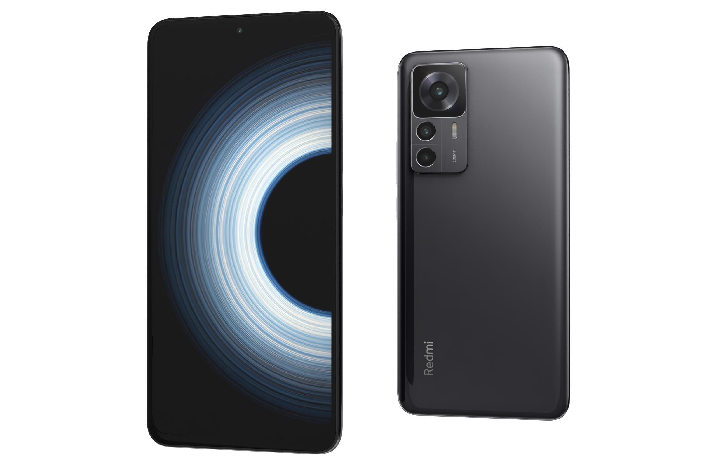 Xiaomi Redmi K50 Ultra And K60E Low-poly 3D model_27