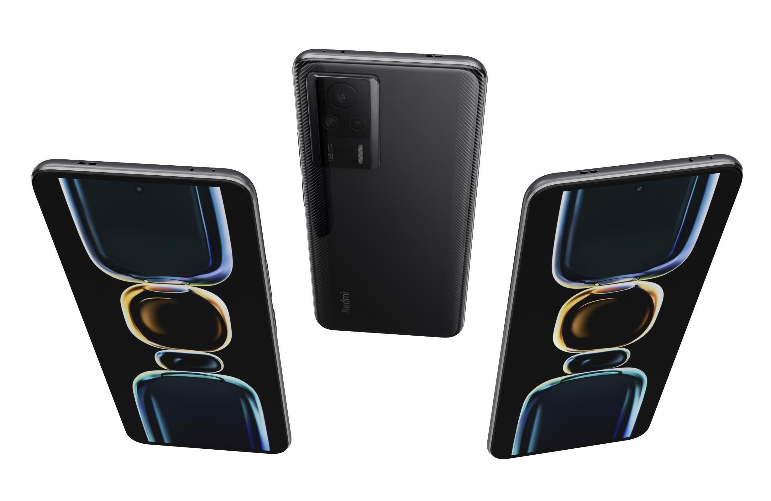 Xiaomi Redmi K50 Ultra And K60E Low-poly 3D model_66