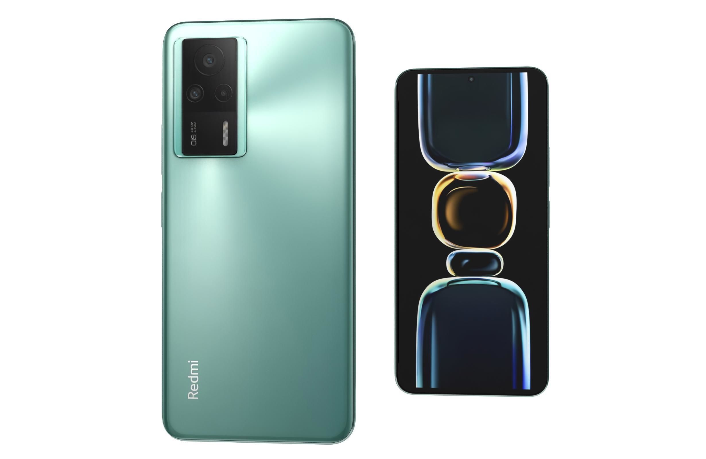 Xiaomi Redmi K50 Ultra And K60E Low-poly 3D model_44