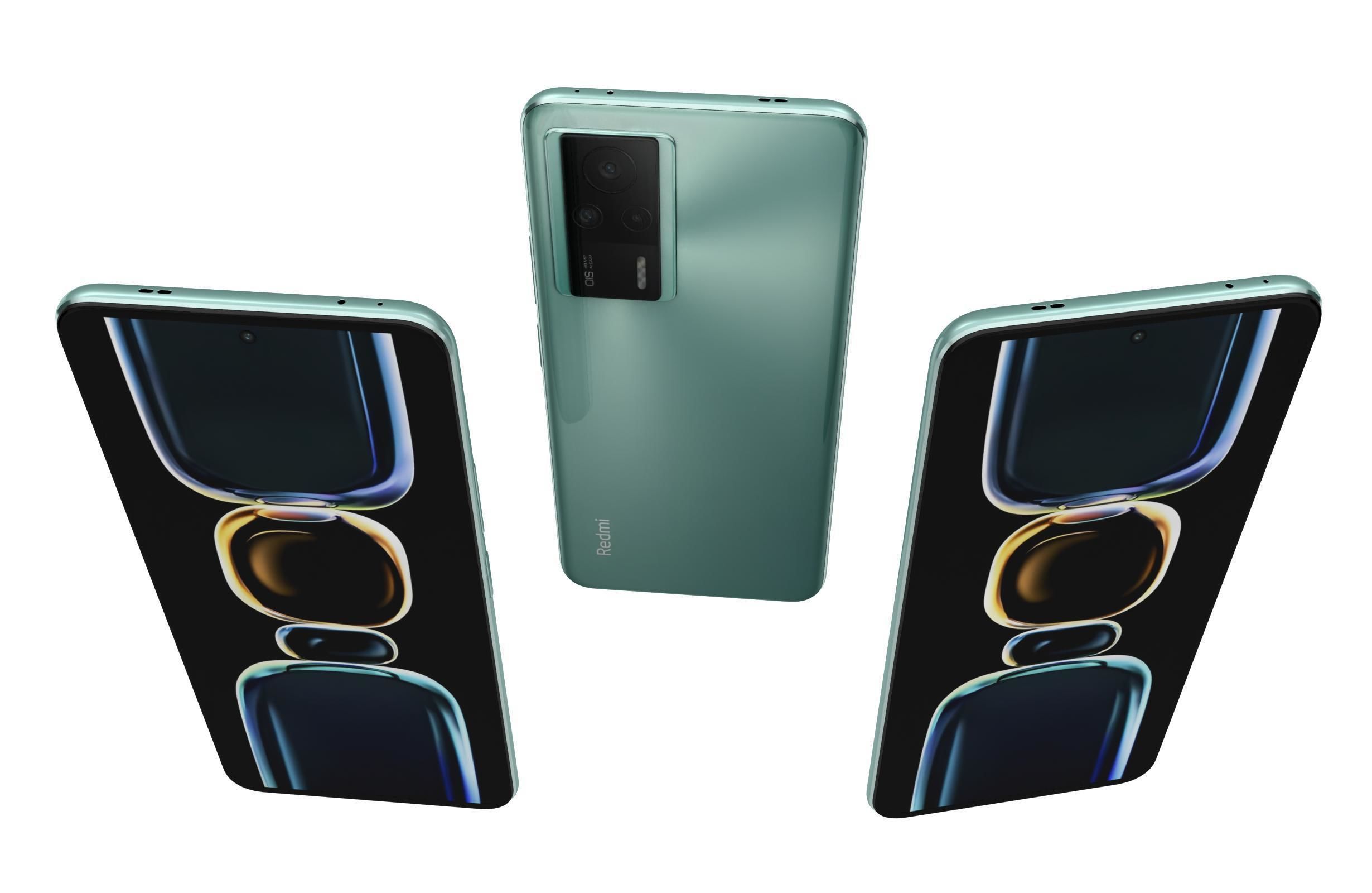 Xiaomi Redmi K50 Ultra And K60E Low-poly 3D model_50