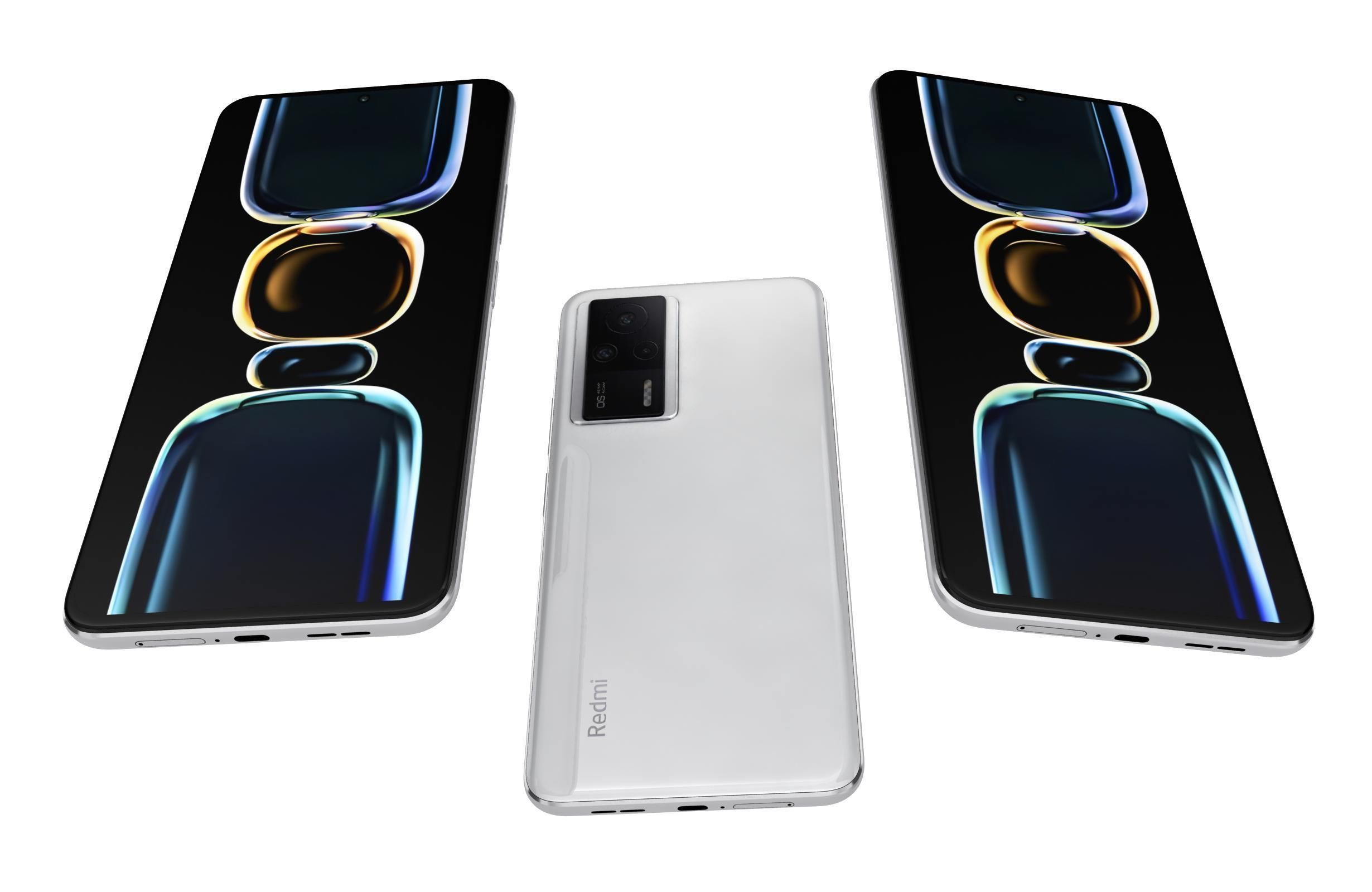 Xiaomi Redmi K50 Ultra And K60E Low-poly 3D model_55