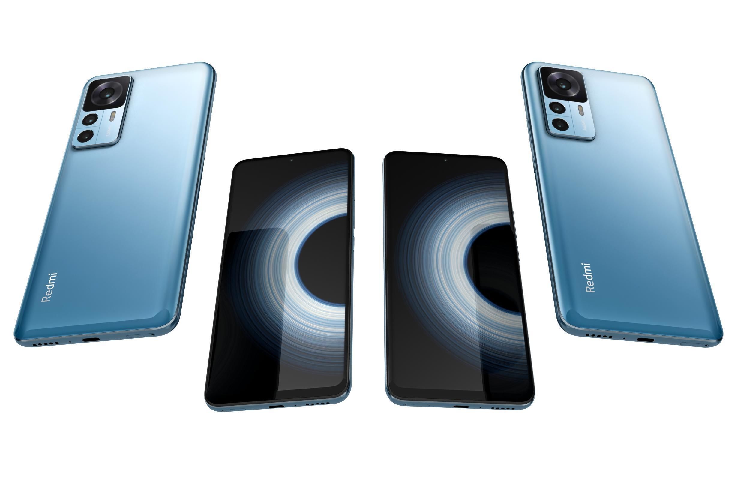 Xiaomi Redmi K50 Ultra And K60E Low-poly 3D model_22