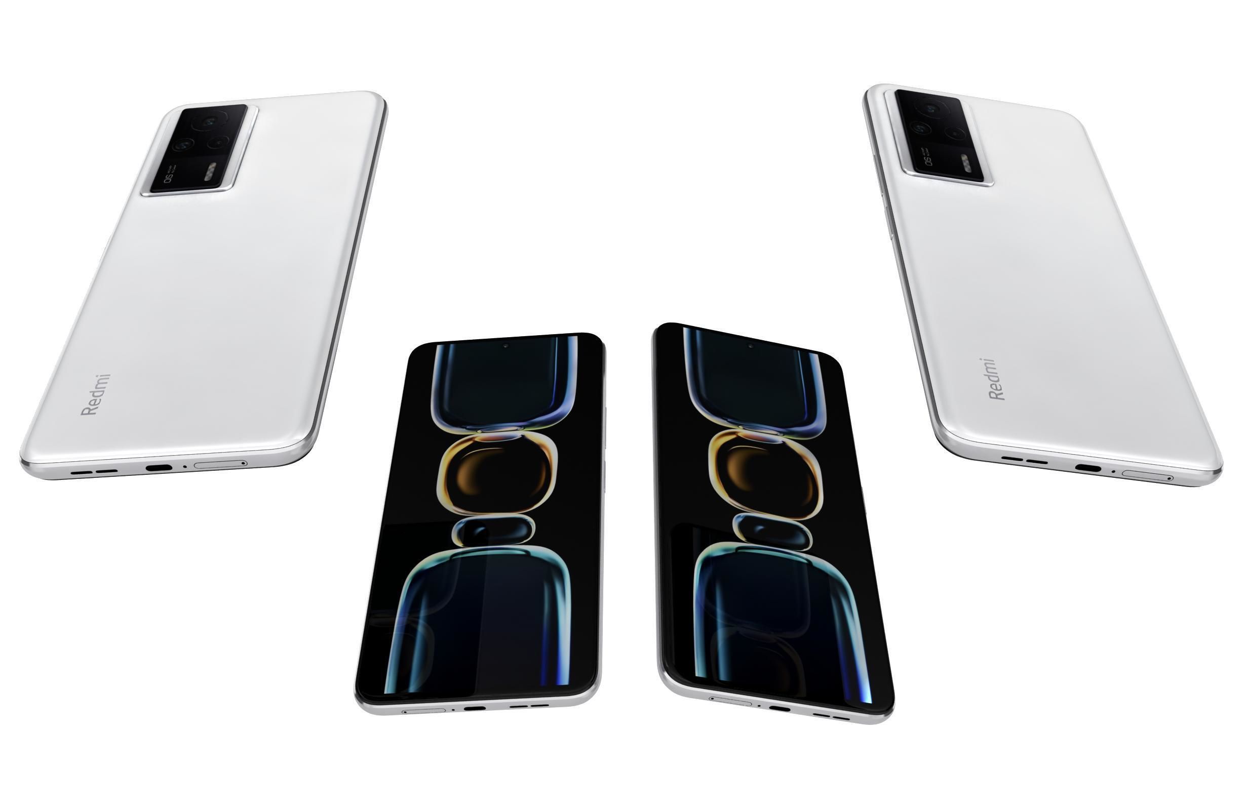 Xiaomi Redmi K50 Ultra And K60E Low-poly 3D model_54