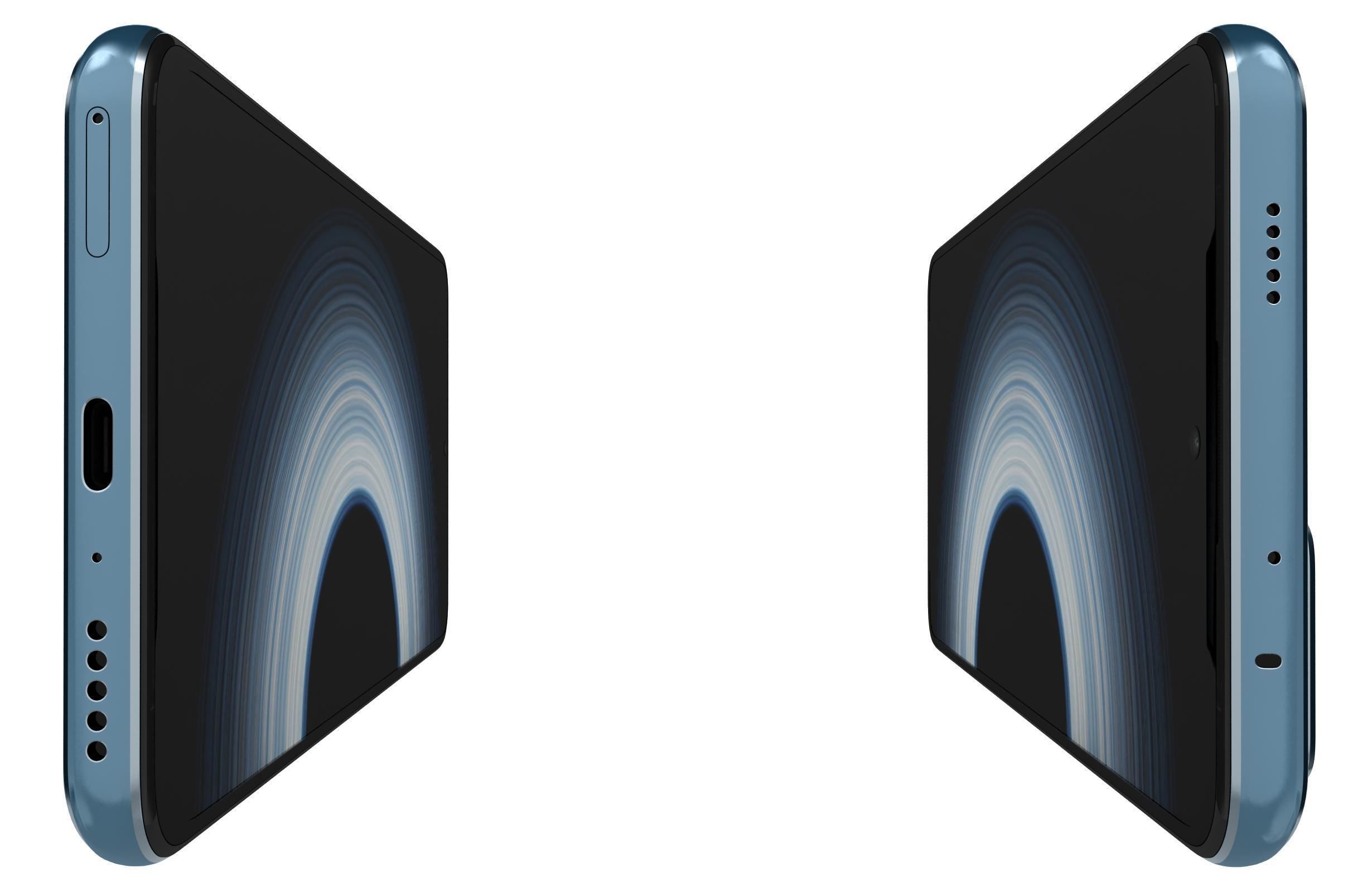 Xiaomi Redmi K50 Ultra And K60E Low-poly 3D model_31