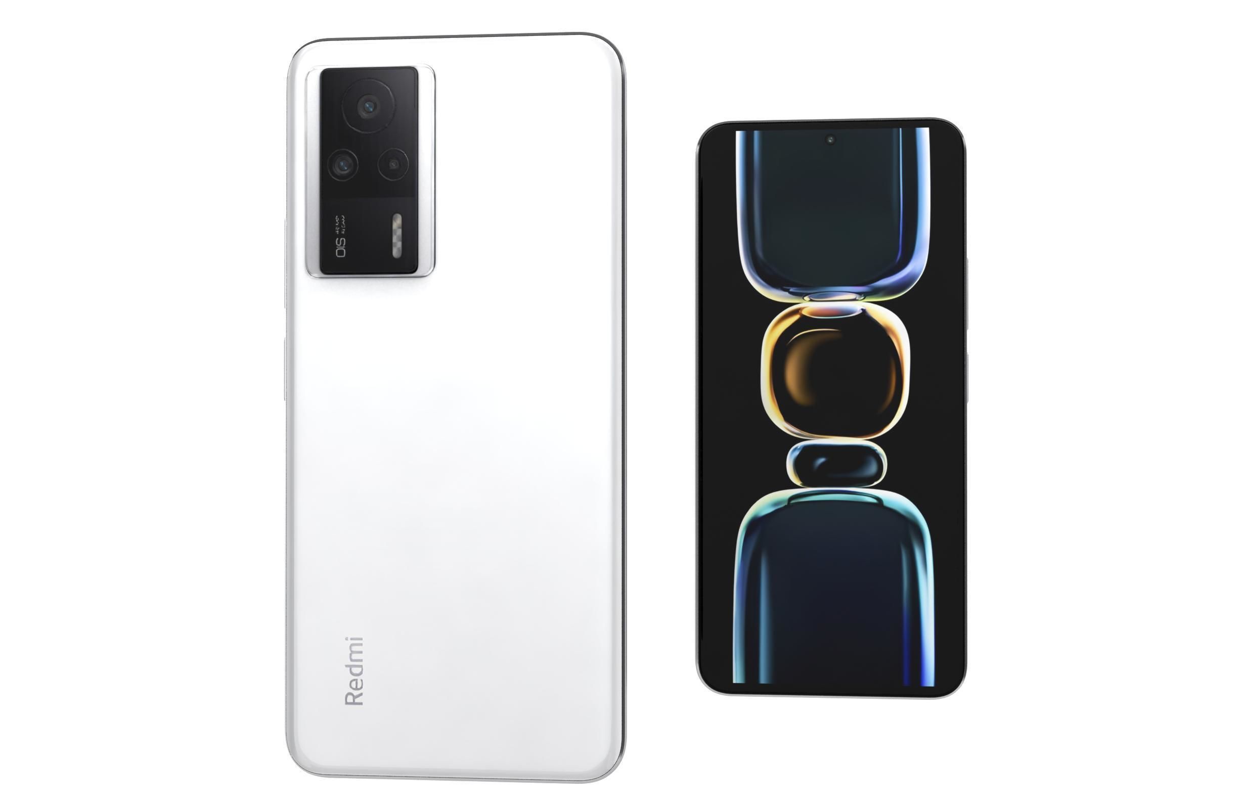 Xiaomi Redmi K50 Ultra And K60E Low-poly 3D model_53