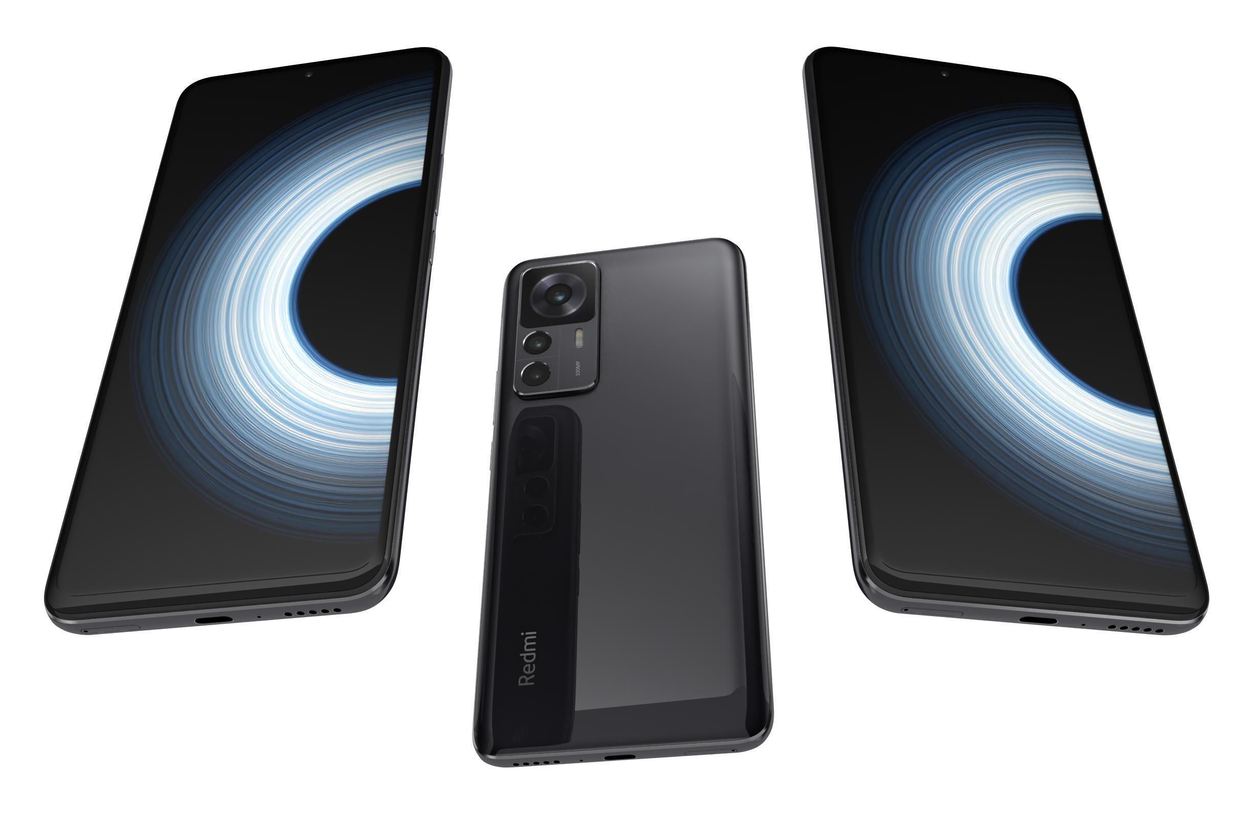 Xiaomi Redmi K50 Ultra And K60E Low-poly 3D model_18