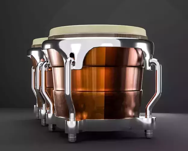 indian Tabla 3D model