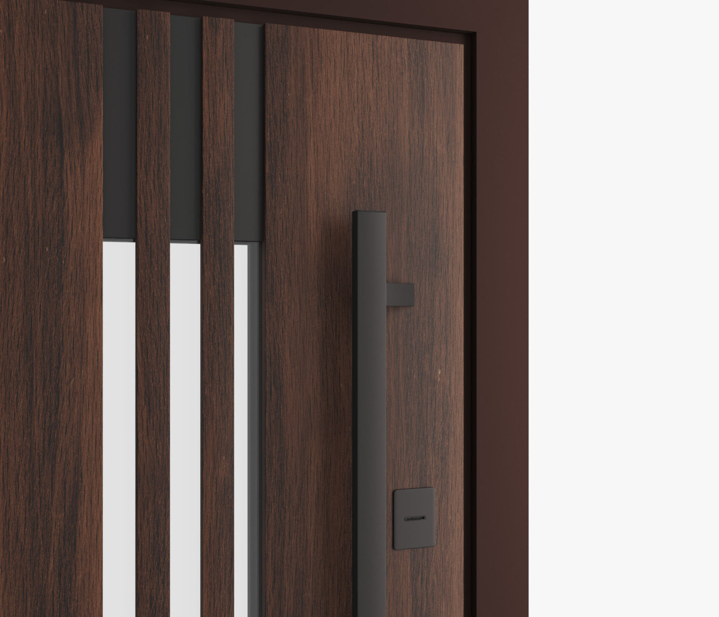Entrance door Revolution 3D model_2