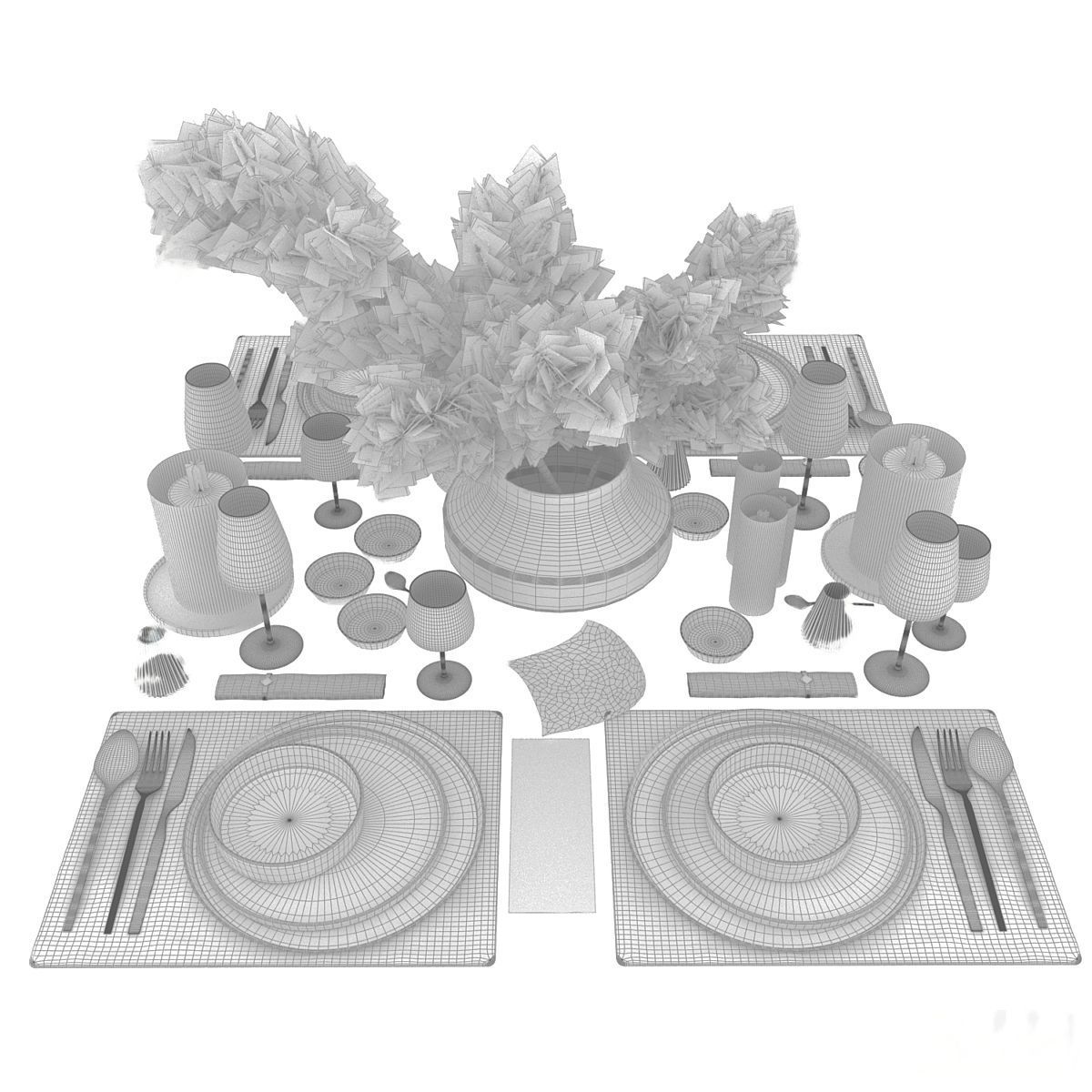 tableware set5 3D model_3