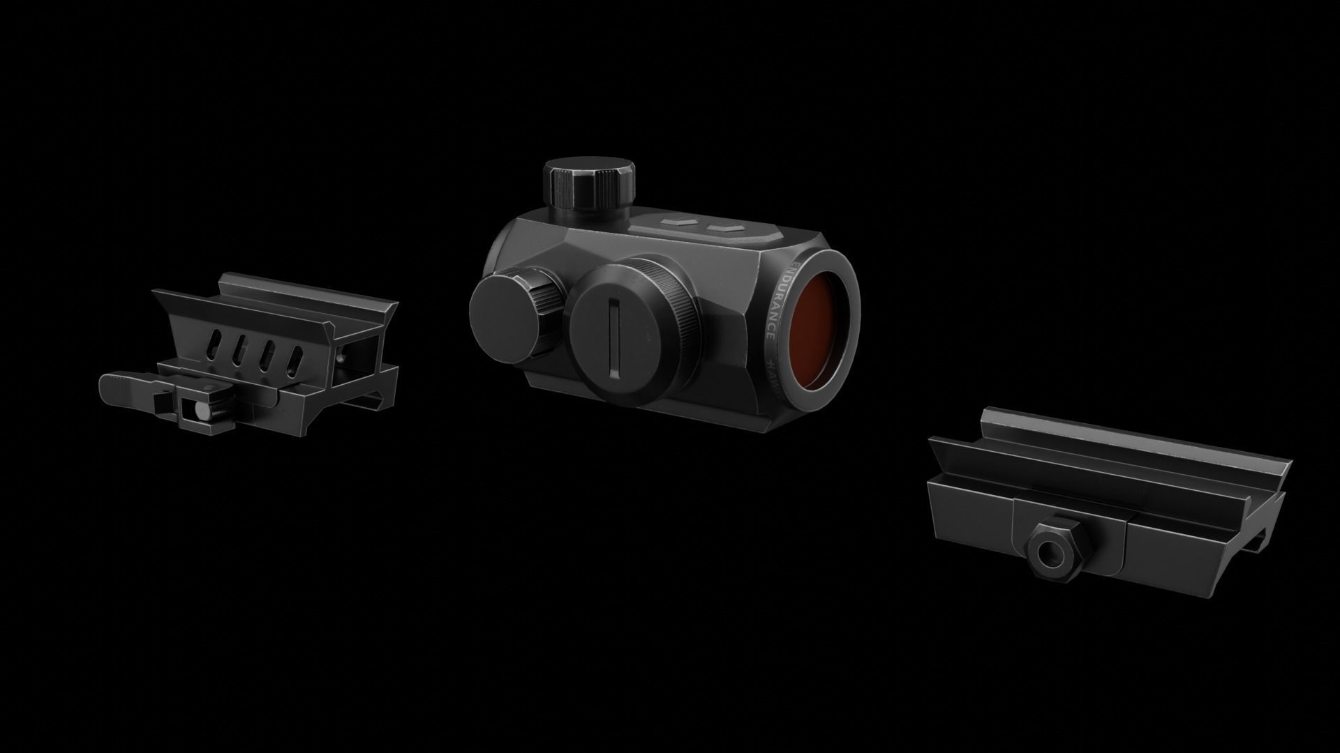 AAC Honey Badger Low-poly 3D model_23