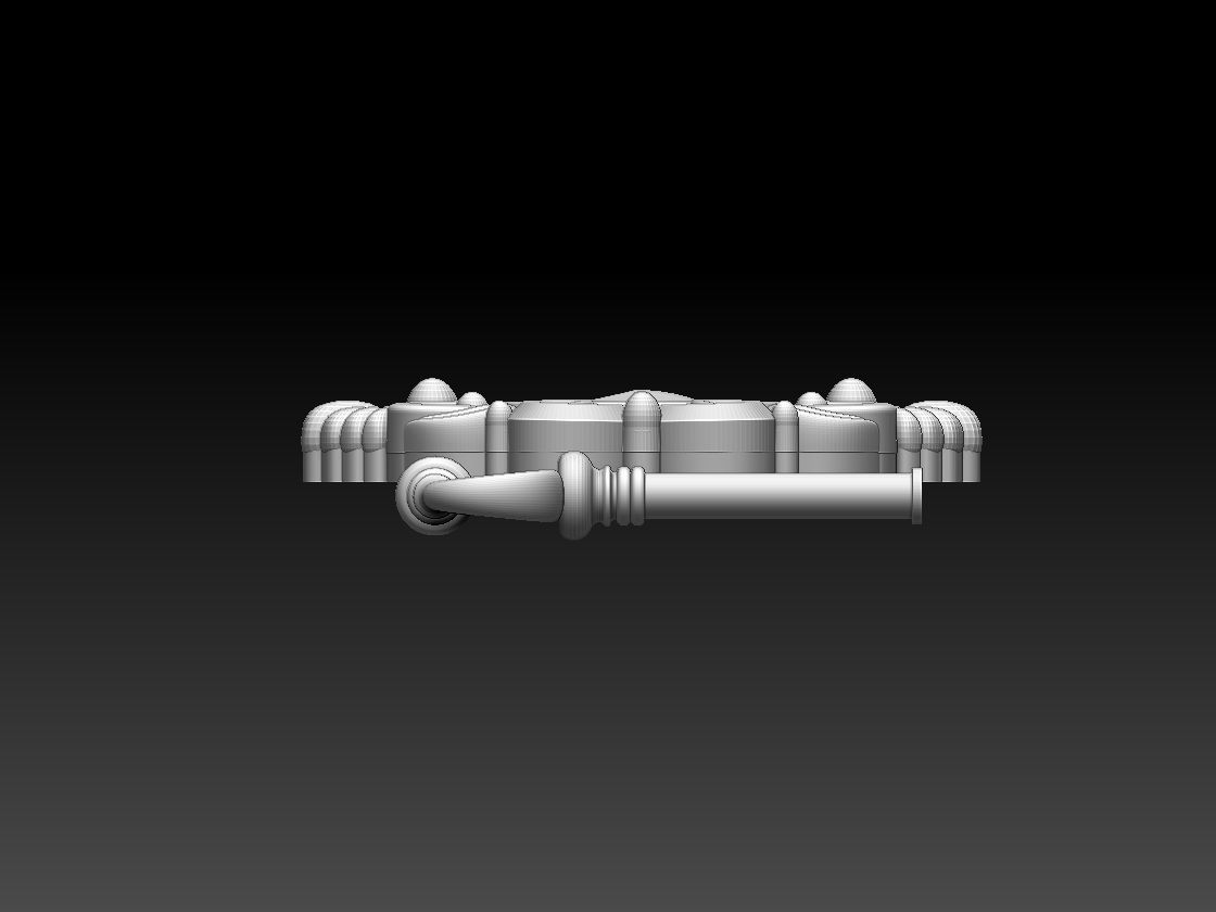 key and keyhole 3D print model_8