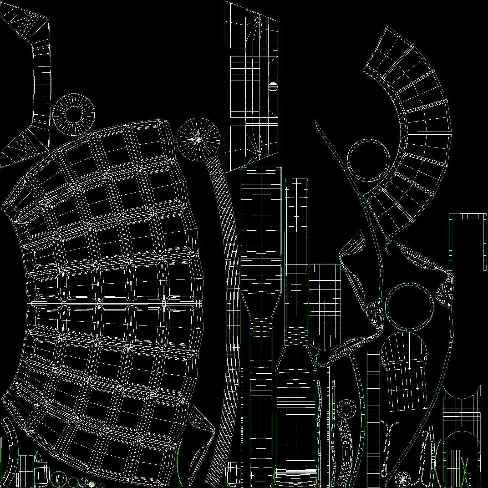 Hand Grenade Low-poly 3D model_7