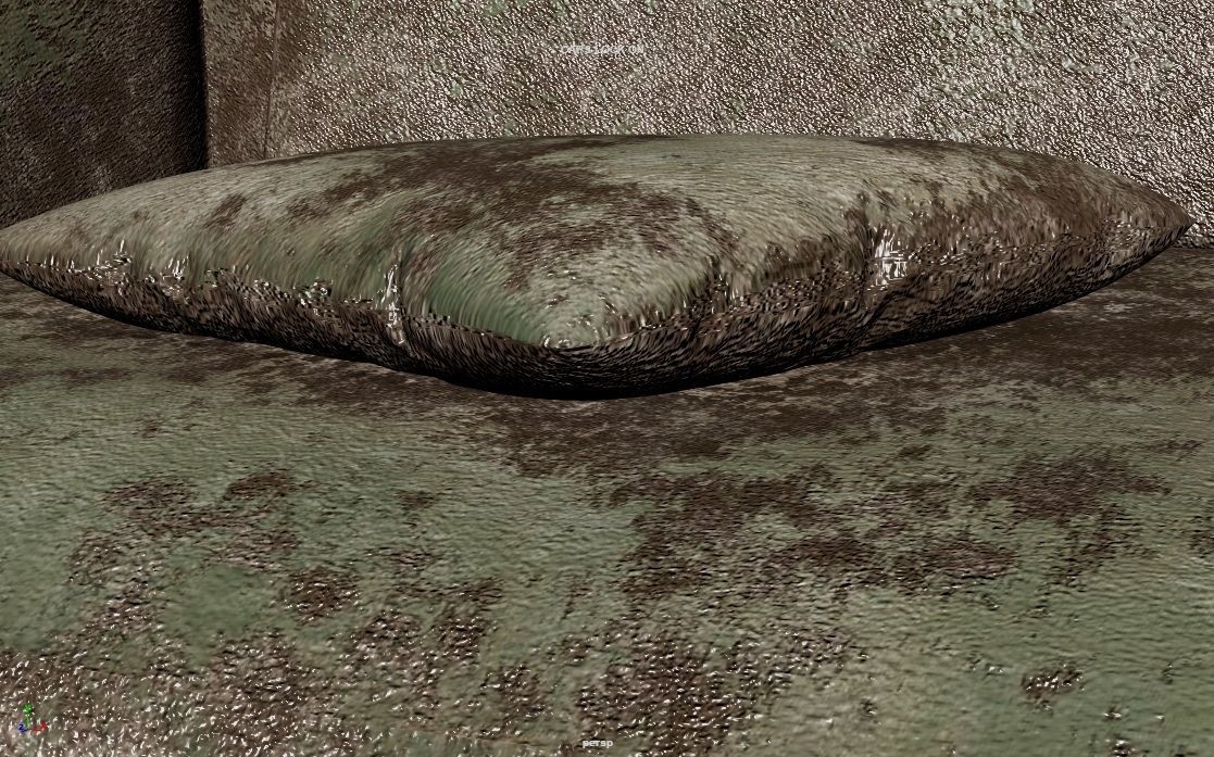 4K Realistic Abandon Sofa 3D model_52