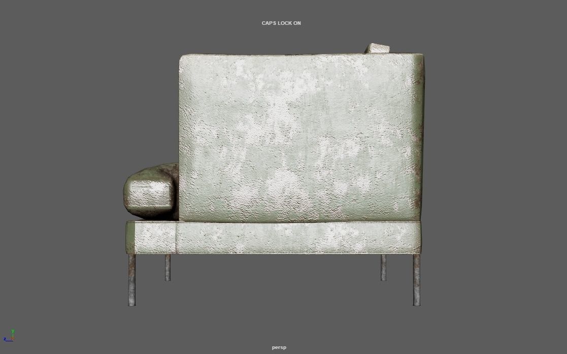 4K Realistic Abandon Sofa 3D model_50