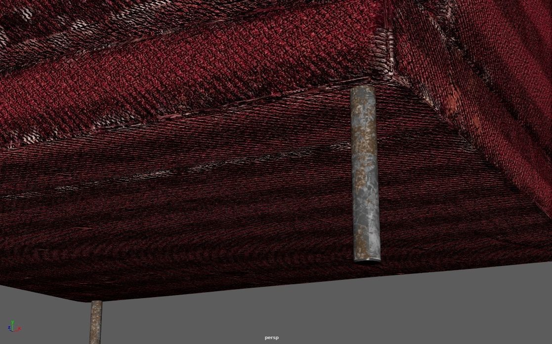 4K Realistic Abandon Sofa 3D model_12