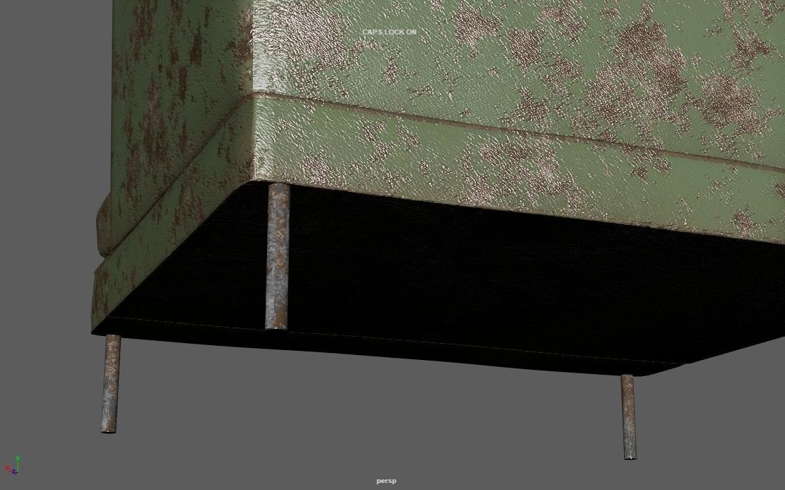 4K Realistic Abandon Sofa 3D model_56