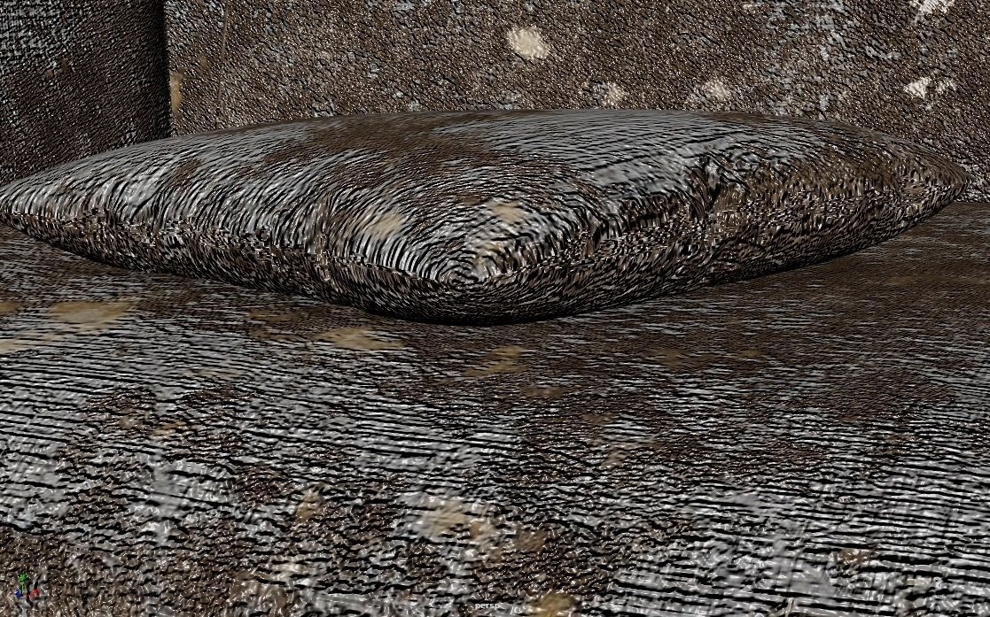 4K Realistic Abandon Sofa 3D model_24