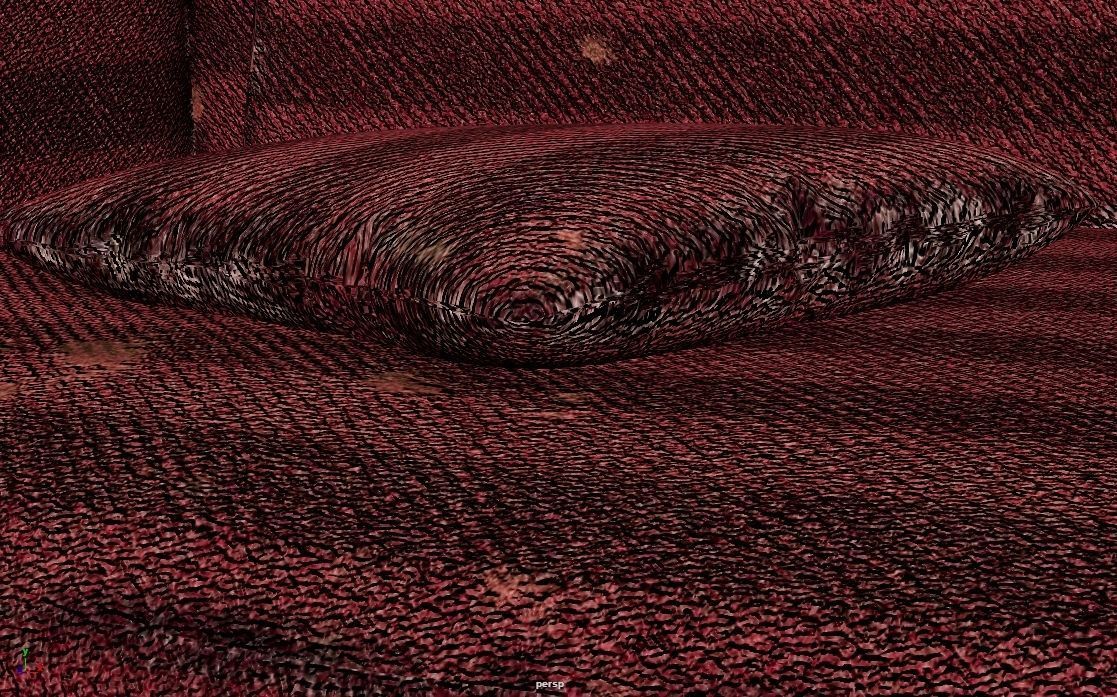 4K Realistic Abandon Sofa 3D model_11