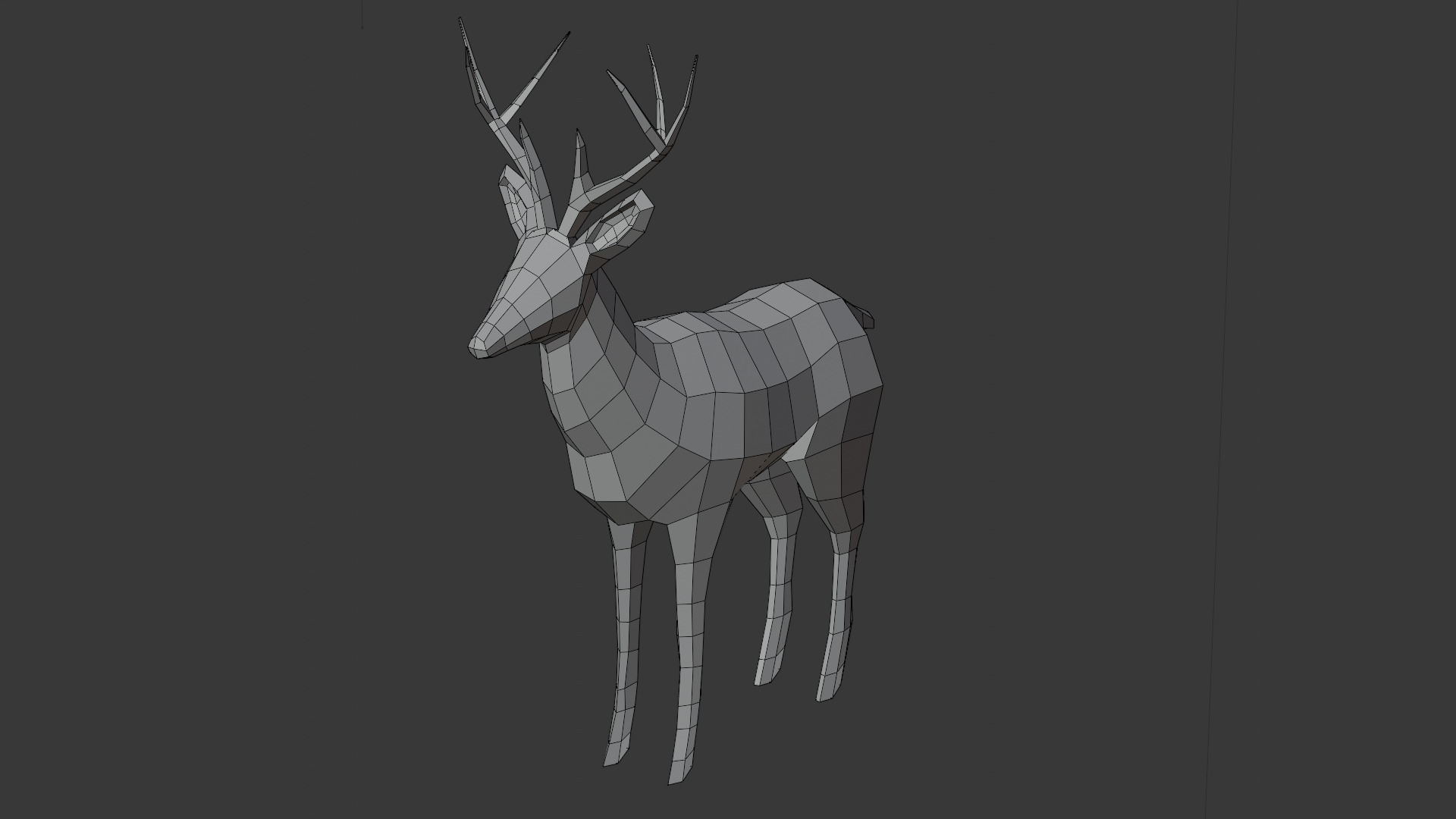 Lowpoly Stylized FOREST Animals Pack Low-poly 3D model_18