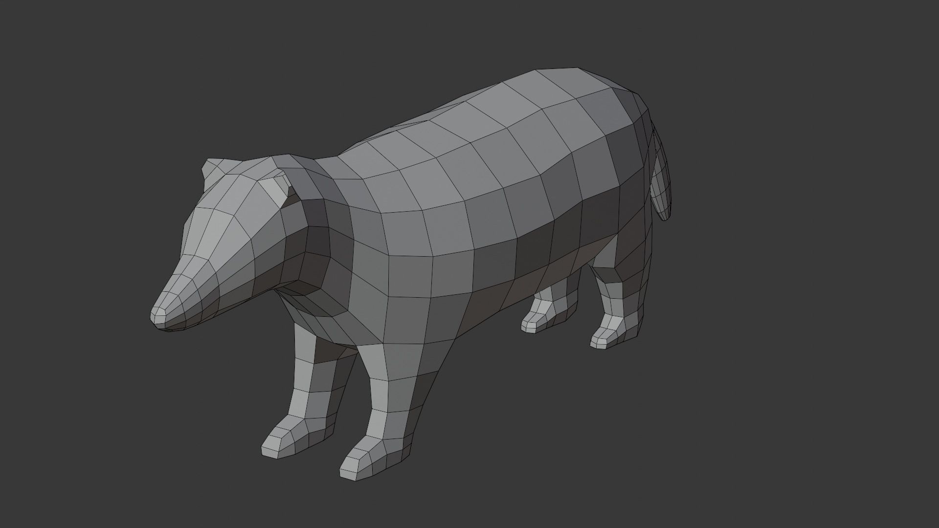 Lowpoly Stylized FOREST Animals Pack Low-poly 3D model_15