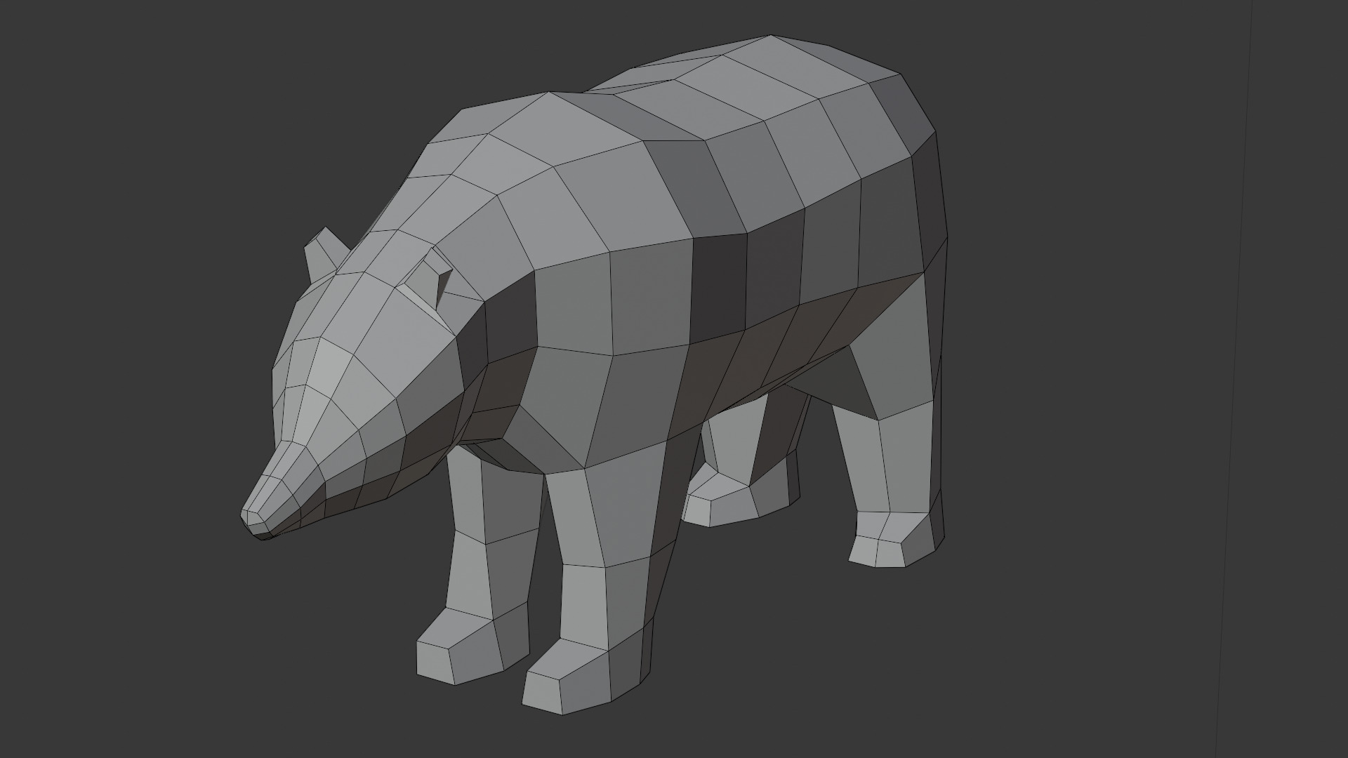 Lowpoly Stylized FOREST Animals Pack Low-poly 3D model_16