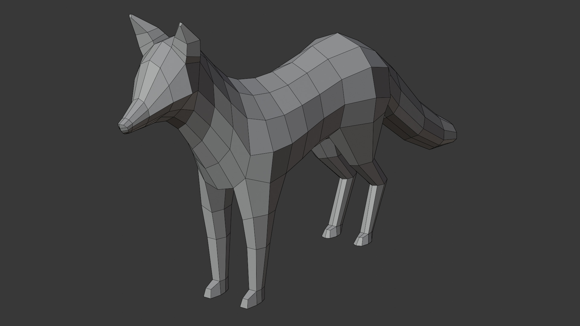 Lowpoly Stylized FOREST Animals Pack Low-poly 3D model_19