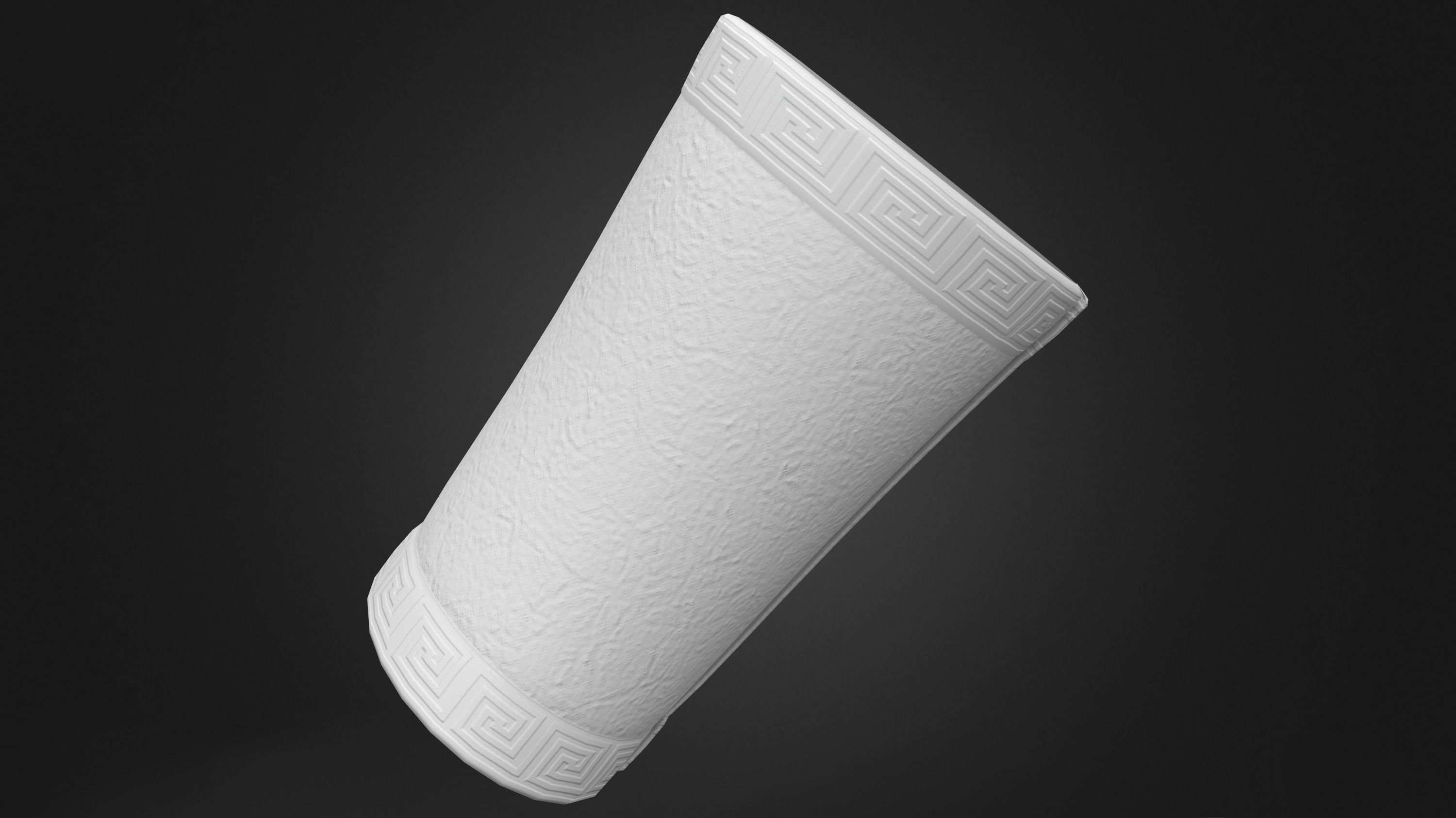 Female Roman Arm Bands Low-poly 3D model_6