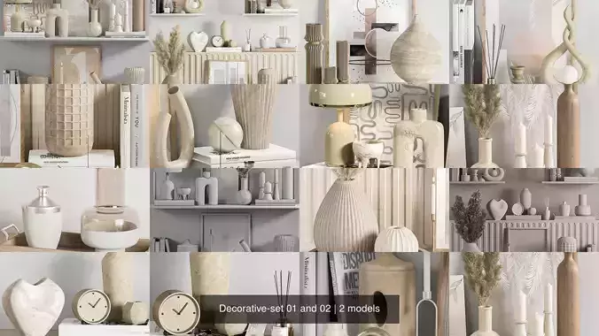 Decorative-set 01 and 02