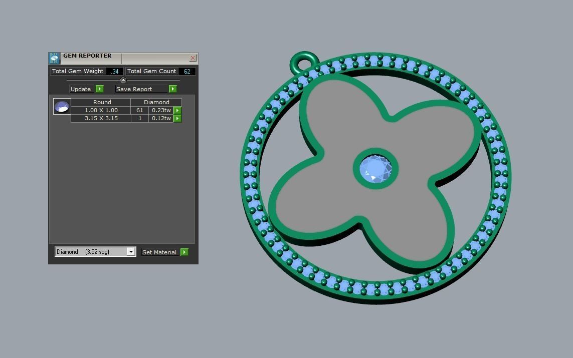 pendant 3D print model_4
